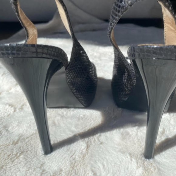 {SOLD} GUESS Slingback Peep-Toe Stiletto Heels - Picture 8 of 16